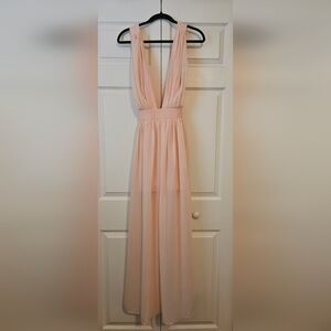 House of CB Peach Maxi Dress